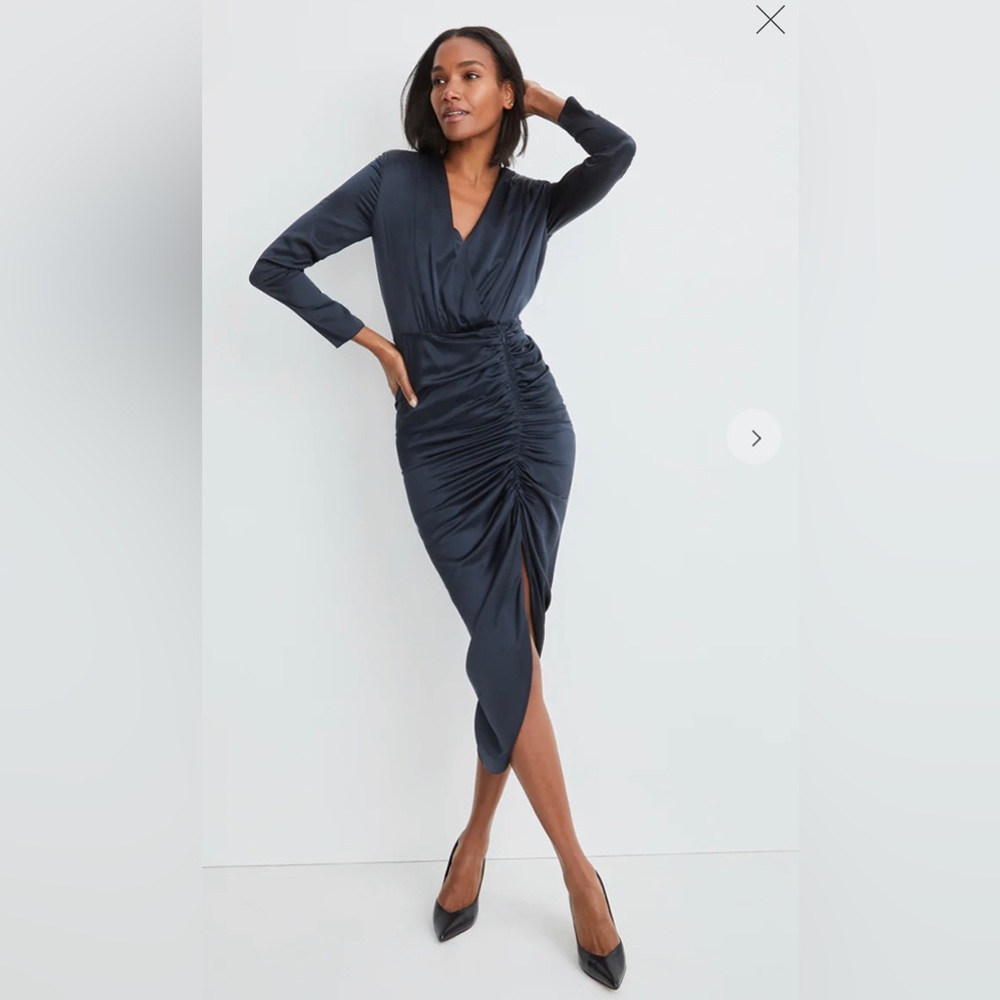 Veronica Beard - Cameri Charmeuse Dress, 2 - image 3